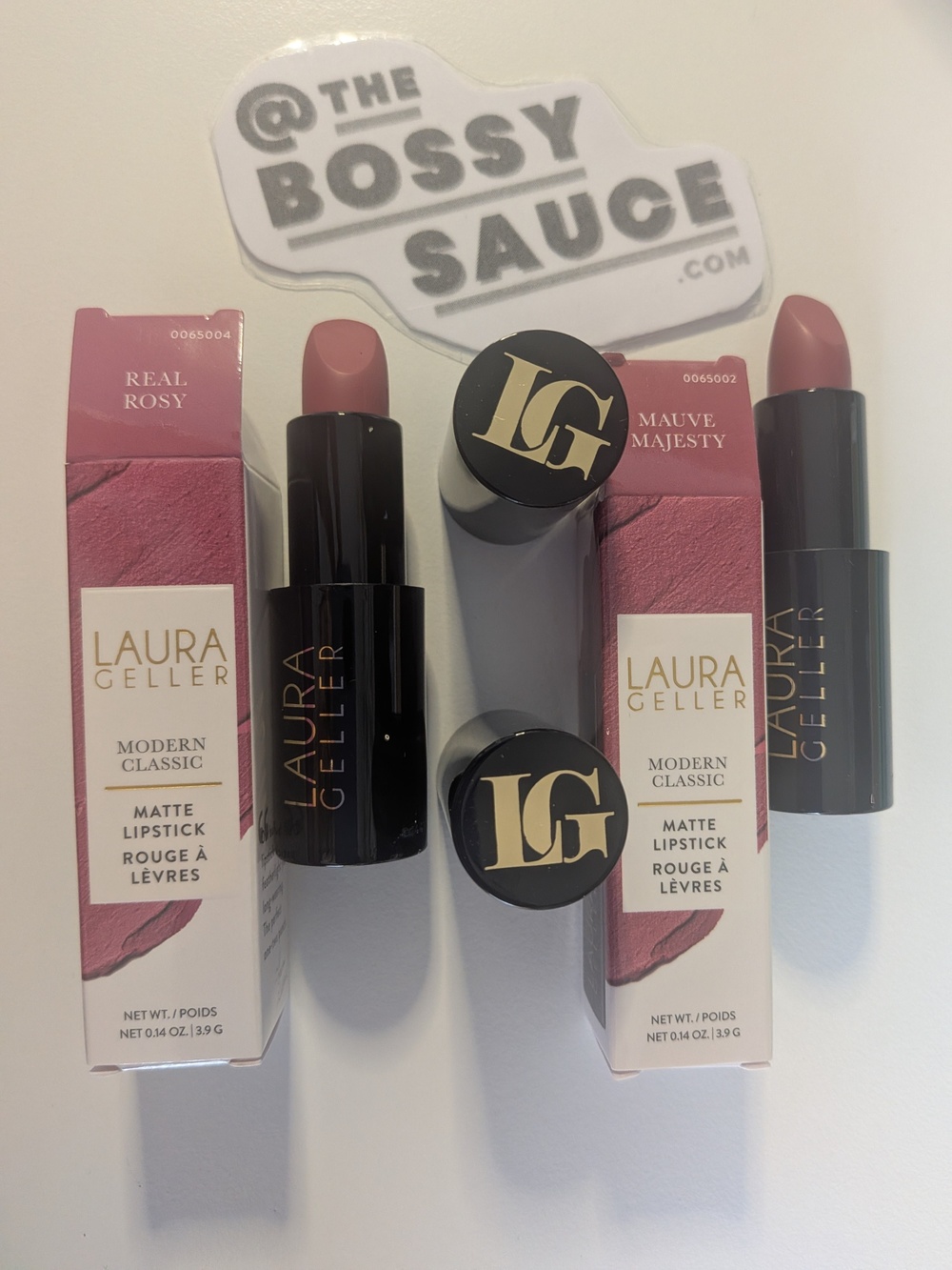 ๐ธ Laura Geller Modern Classic Lipstick in Real Rosy OR Mauve Majesty NWT